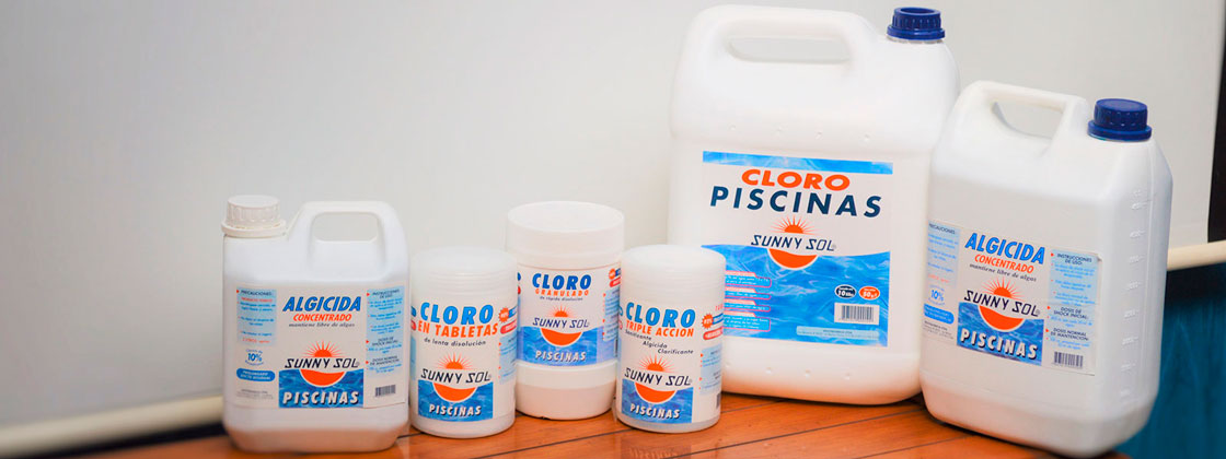 Productos para Tratamiento de Piscinas Sunny Sol®